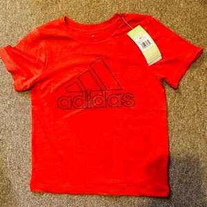 Red Adidas Boy Shirt NWT